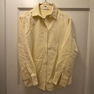 Yellow Julia Amory cotton Oxford long sleeve shirt